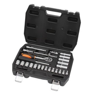 Комплект тресчотка с вложки 1/4" GADGET 26 части