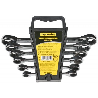 Комплект тресчотни ключове TOPMASTER 6 броя