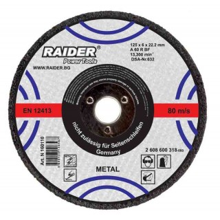 Карбофлексов диск за метал RAIDER 125x6,0x22,2 mm