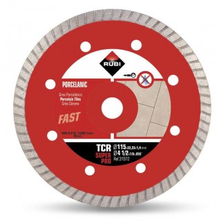Диамантен диск за порцелан RUBI TCR 115х22.23 mm