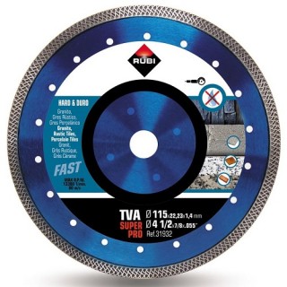Диамантен диск за керамика RUBI Turbo Viper TVA Superpro - 115 mm