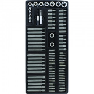 Комплект накрайници и вложки TOPMASTER, 85 части