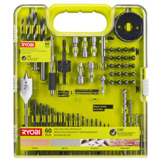 Комплект битове и свредла RYOBI RAKDD60 - 60 части
