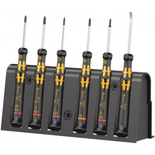 Комплект отвертки за смартфон WERA Kraftform Micro 6 ESD 1 - 6 части