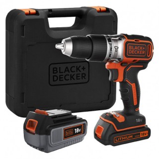Ударна акумулаторна бормашина BLACK&DECKER BCD003MEM2K-QW