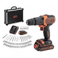 Ударен акумулаторен винтоверт BLACK&DECKER BDCHD18BAFC