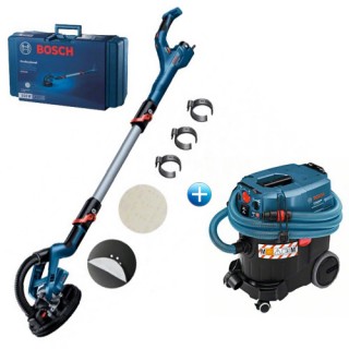 Шлайфмашина BOSCH GTR 550 + прахосмукачка BOSCH GAS 35M АFC