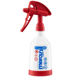 Пулверизатор за дезинфекция KWAZAR MERCURY CleaningPro+ 360 0,5l, червен