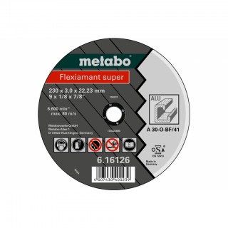 Карбофлексов диск за метал METABO 125x1,0x22,2 mm