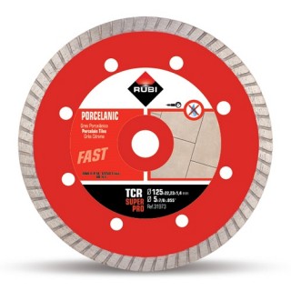 Диамантен диск RUBI Turbo TCR-125 SuperPro 125х22.23 mm