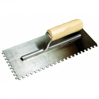 Маламашка с гребен и дървена дръжка TopStrong 280х120 mm