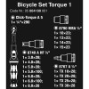 Динамометричен ключ WERA A 5 1/4" - Bicycle Set