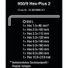Комплект ключове шестограм WERA 950/9 Hex-Plus
