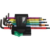 Комплект L-образни ключове WERA 950/9 Hex-Plus Multicolour HF 1