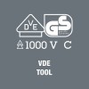Комплект отвертка с накрайници WERA KK VDE 15 Torque 1.2-3.0 Nm