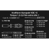 Комплект отвертка с накрайници WERA KK VDE 15 Torque 1.2-3.0 Nm