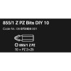 Комплект битове WERA 855/1 Z PZ 2