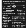 Комплект отвертка с накрайници WERA KK Micro 20 ESD