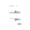 Акумулаторен трион METABO MS 36-18 LTX BL 40 Solo