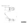 Акумулаторна косачка METABO RM 36-18 LTX BL 36 Solo