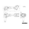 Акумулаторен ъглошлайф METABO W 18 7-125 Solo