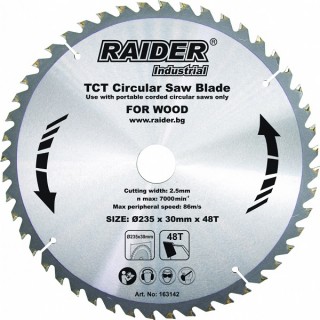 Диск за циркуляр RAIDER 235 mm