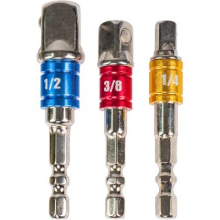 Комплект адаптери за вложки  TOPMASTER 1/4", 3/8", 1/2" TMP
