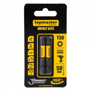 Накрайници ударни TOPMASTER 50mm TX30, 2 броя