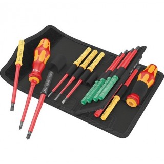 Комплект ръкохватки и стебла WERA Kraftform Kompakt VDE 17 Universal 1 Tool Finder