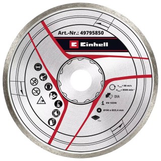 Диамантен диск EINHELL 180х25,4 mm
