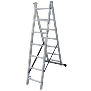 Двураменна алуминиева стълба ARON CH 2x9