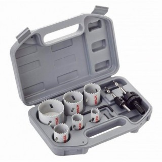 Боркорони комплект BOSCH Bi-Metal - 9 части