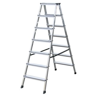 Двустранна алуминиева стълба KRAUSE DOPLO 2x7